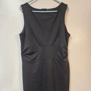 Gap Little Black Dress 18 Polyester blend Stretchy GUC Funeral Church Occasion